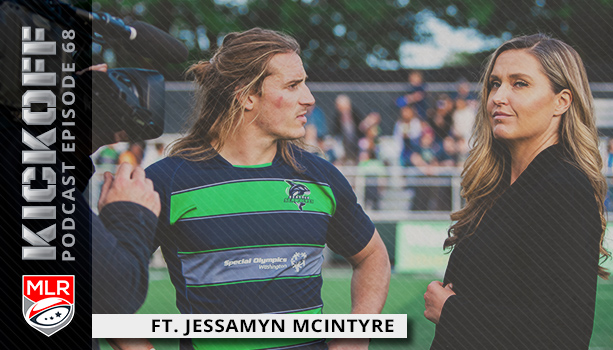 Jessamyn McIntyre Sideline Report of Major League Rugby with Jeff Hassler of the Seattle Seawolves