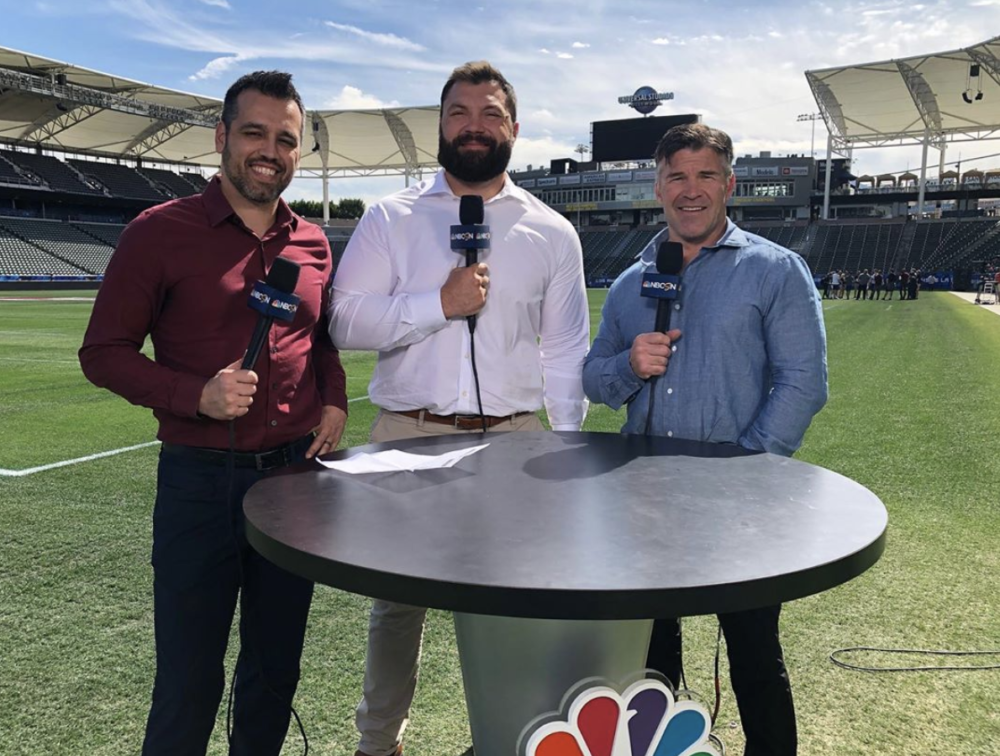 Alex Corbisiero worked in broadcast for NBC Sports