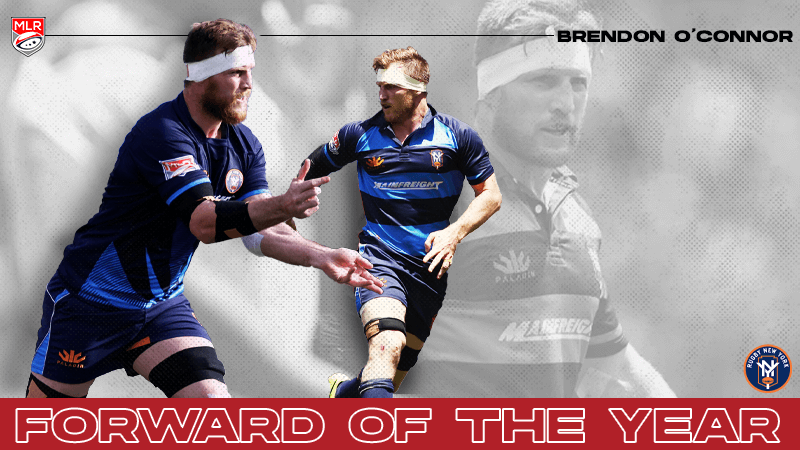 Brendon O'Connor Named MLR Forward of the Year - Major League Rugby