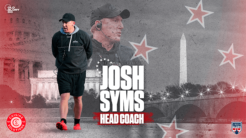 Old Glory DC Appoints New Head Coach Joshua (“Josh”) Syms - Major League Rugby